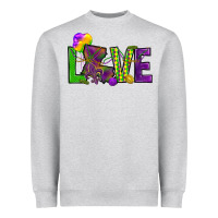 Heather Grey Love Louisiana Heavyweight Sweatshirt - HowdyJamesFarm