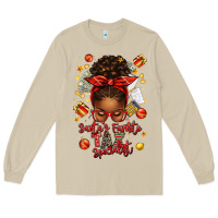 Mushroom santa favorite tax specialist afro messy bun Long Sleeve Tee - texasbilliewilder