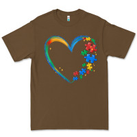 Cacao autism heart Premium Tee - MaliasSmallBusiness