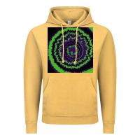 Vintage Mustard halloween tie dye pattern black Vintage Hoodie - RanaPortraitStore