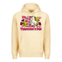 Pina Colada My first Valentine's Day Unicorn Premium Hoodie - FaDigitalArtStudio
