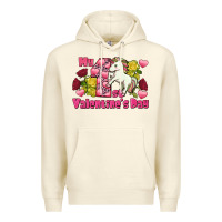 Sandshell My first Valentine's Day Unicorn Premium Hoodie - FaDigitalArtStudio