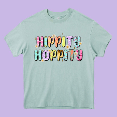 Easter Heavy Core Tee Designed By Maliassmallbusiness
