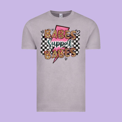 Babes Support Babes Vintage Tee Designed By Artiststas