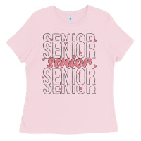 Bubblegum Pink senior Ladies Tee - MaliasSmallBusiness