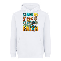 White saved by grace through faith Heavyweight Hoodie - BundleAndBundleShop
