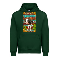 Forest Green Welcome Cute Baby Calf Urban Hoodie - LillyAllenDesigns