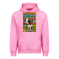 Fuchsia Pink Welcome Cute Baby Calf Urban Hoodie - LillyAllenDesigns