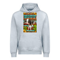 Heather Grey Welcome Cute Baby Calf Urban Hoodie - LillyAllenDesigns
