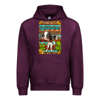 Mauve Wine Welcome Cute Baby Calf Urban Hoodie - LillyAllenDesigns