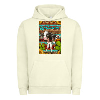 Pigment Pistachio Welcome Cute Baby Calf Urban Hoodie - LillyAllenDesigns