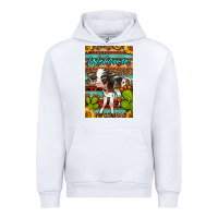 White Welcome Cute Baby Calf Urban Hoodie - LillyAllenDesigns