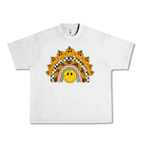 Lunar Rock fall smiley face groovy rainbow Urban Heavy Tee - BarkalooDesign