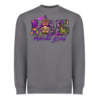 Storm Love Mardi Gras with gnome Heavyweight Sweatshirt - HowdyJamesFarm