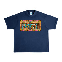Navy faith license plate Urban Heavy Tee - JahusDesignShop