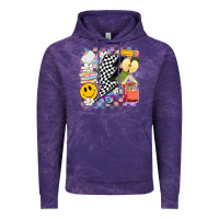 Cloud Purple retro teacher Vintage Hoodie - Artiststas