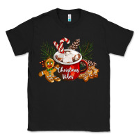 Black christmas vibes hot cocoa Classic Tee - LillyAllenDesigns
