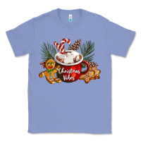 Colony Blue christmas vibes hot cocoa Classic Tee - LillyAllenDesigns