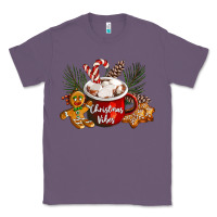 Lavender christmas vibes hot cocoa Classic Tee - LillyAllenDesigns