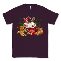 Plum christmas vibes hot cocoa Classic Tee - LillyAllenDesigns