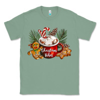 Sage christmas vibes hot cocoa Classic Tee - LillyAllenDesigns