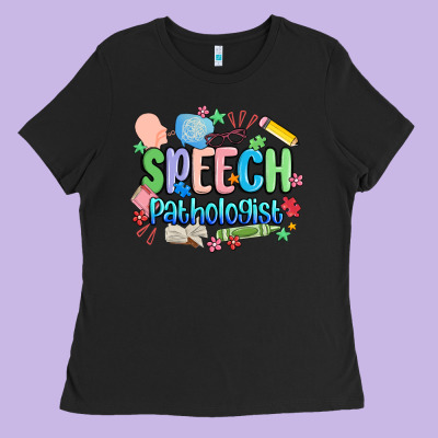 Speech Pathologist Ladies Tee Designed By Maliassmallbusiness