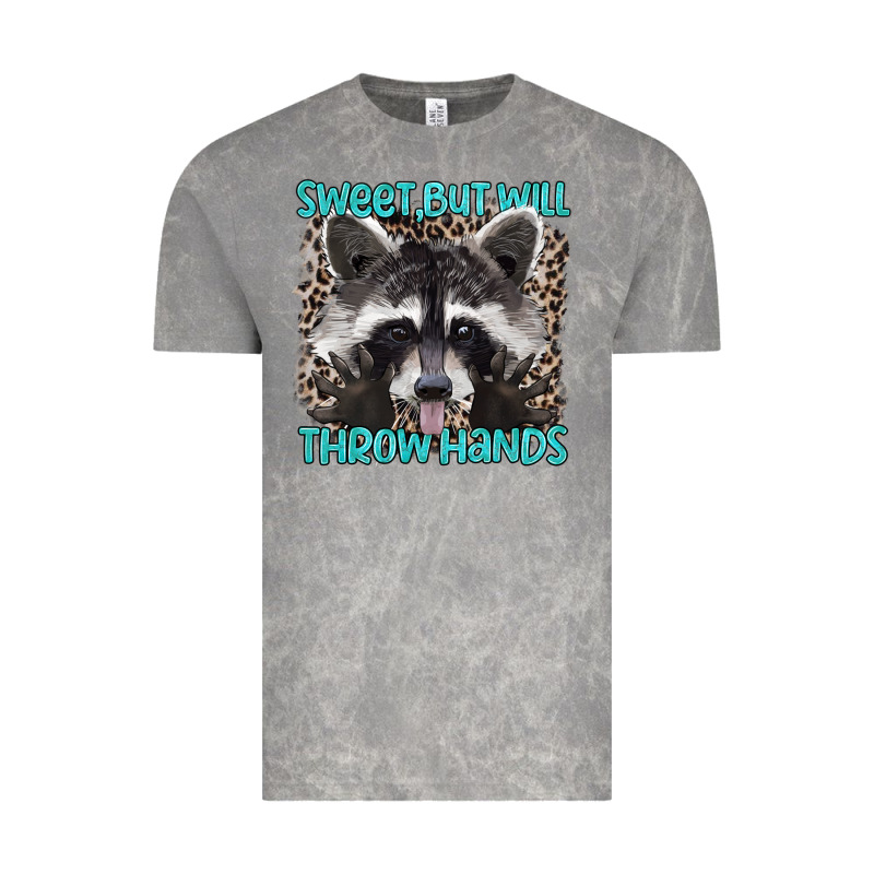 Sweet But Will Throw Hands Vintage Tee by Artiststas | Teevron