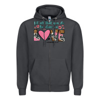 Smoke let all that you do be done in love Zipper Hoodie - OliviaCreatesArt
