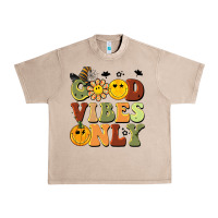 French Oak halloween good vibes only Urban Heavy Tee - BarkalooDesign