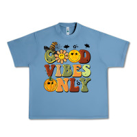 Pebble Blue halloween good vibes only Urban Heavy Tee - BarkalooDesign
