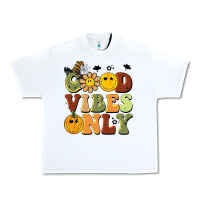 White halloween good vibes only Urban Heavy Tee - BarkalooDesign