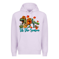 Lilac T- Rex Tis The Season Premium Hoodie - RanaPortraitStore