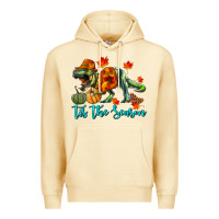 Pina Colada T- Rex Tis The Season Premium Hoodie - RanaPortraitStore
