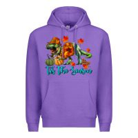 Purple T- Rex Tis The Season Premium Hoodie - RanaPortraitStore