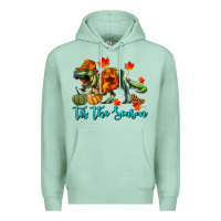 Seafoam T- Rex Tis The Season Premium Hoodie - RanaPortraitStore