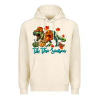 Tofu T- Rex Tis The Season Premium Hoodie - RanaPortraitStore