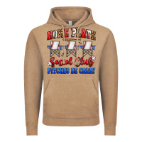 Vintage Coffee home plate social club pitches be crazy Vintage Hoodie - Artiststas