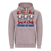Home Plate Social Club Pitches Be Crazy Vintage Hoodie | Teevron