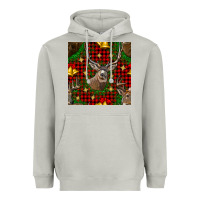 Moon Dust christmas deer and bell seamless pattern Heavyweight Hoodie - BundleAndBundleShop