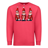 Cardinal Christmas Elfs Premium Sweatshirt - FaDigitalArtStudio