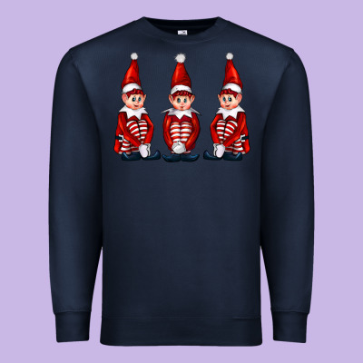 Christmas Elfs Premium Sweatshirt Designed By Fadigitalartstudio