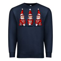 Navy Christmas Elfs Premium Sweatshirt - FaDigitalArtStudio