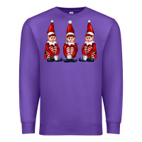 Purple Christmas Elfs Premium Sweatshirt - FaDigitalArtStudio