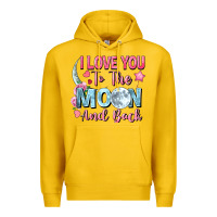 Lemon I love you to the moon and back Valentine's Day Premium Hoodie - FaDigitalArtStudio