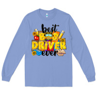 Colony Blue best bus driver ever Long Sleeve Tee - NancyCooperArtShop