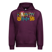 Mauve Wine Western Howdy Heifer With Charolais Cow Urban Hoodie - LillyAllenDesigns