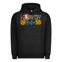 Pigment Black Western Howdy Heifer With Charolais Cow Urban Hoodie - LillyAllenDesigns