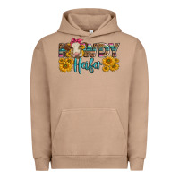 Pigment Burro Western Howdy Heifer With Charolais Cow Urban Hoodie - LillyAllenDesigns