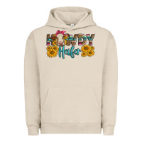 Pigment French Oak Western Howdy Heifer With Charolais Cow Urban Hoodie - LillyAllenDesigns