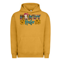 Pigment Peanut Butter Western Howdy Heifer With Charolais Cow Urban Hoodie - LillyAllenDesigns